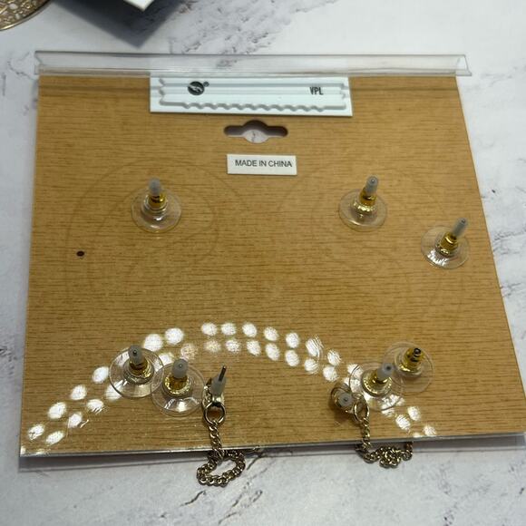 NWT 3 Ear Climber Earring Sets - Picture 7 of 7